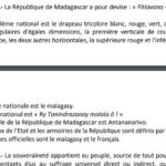 Les langues officielles à Madagascar d’après la constitution de la IV ème République est le malgache et le français
