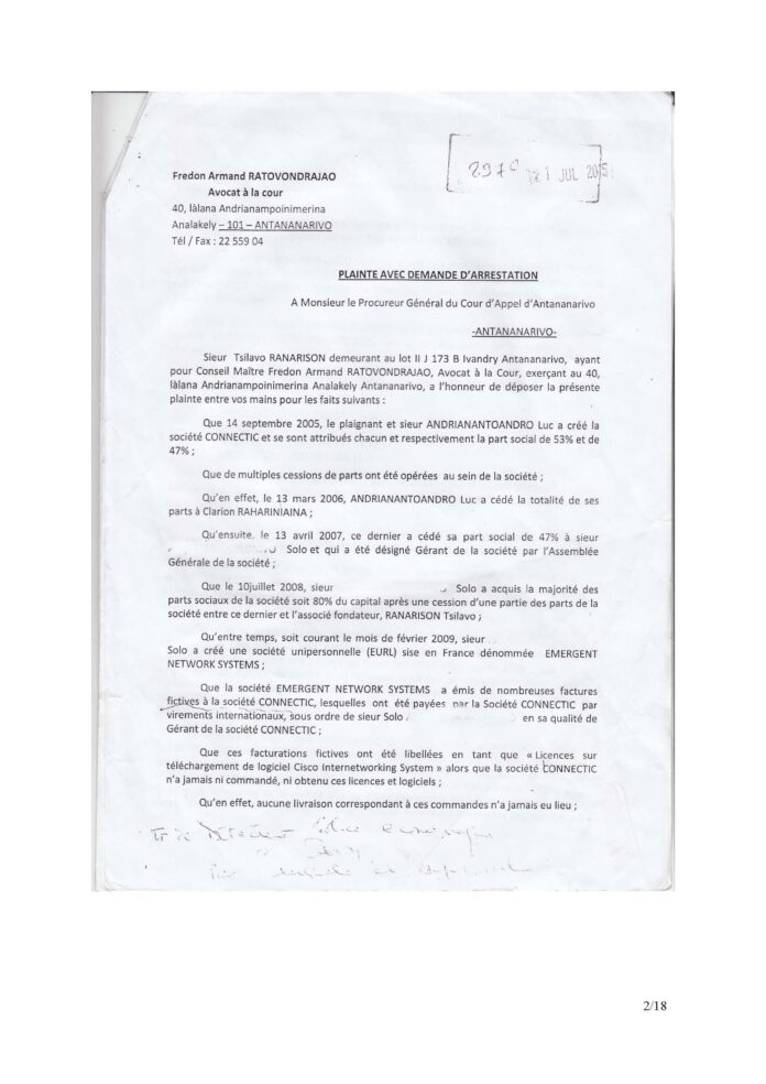 Corrigé - Plainte RT du 20 juillet 2015_Page_1